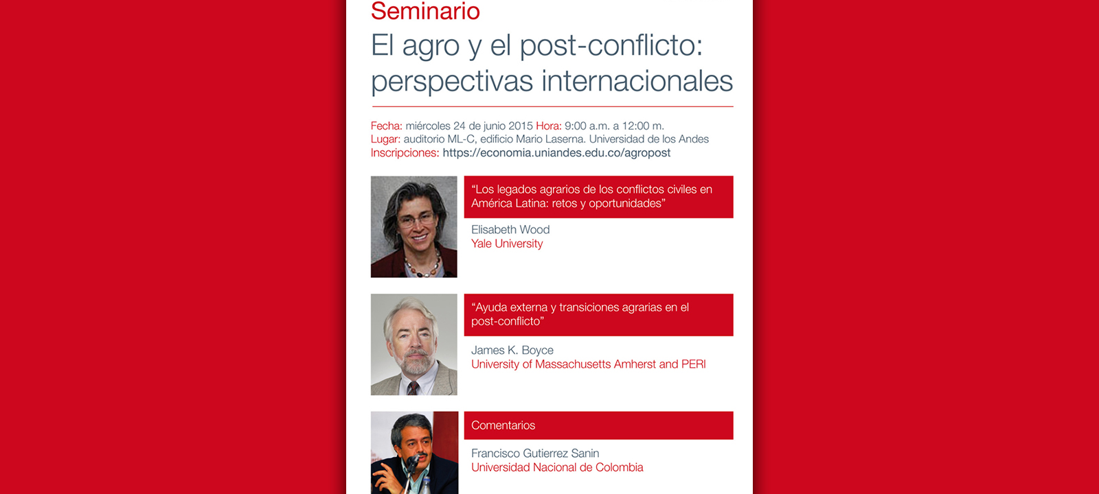 Seminario el agro y el post-conflicto
