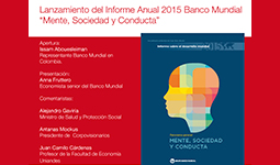Imagen Lanzamiento del informe anual 2015 Banco Mundial