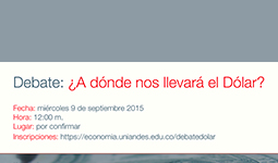 Imagen Debate: ¿A dónde nos llevará el dólar?
