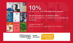Imagen 10% de descuento libros de la facultad de economía - Uniandes