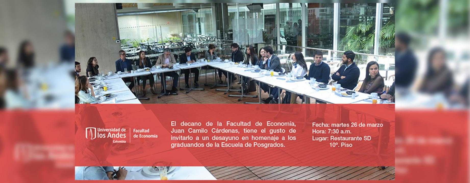 Desayuno graduandos escuela de posgrados