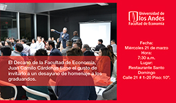 Imagen Desayuno graduandos economía