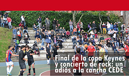 Imagen Final de la copa Keynes y concierto de rock