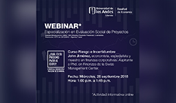 Imagen Webinar | Especialización en evaluación social de proyectos