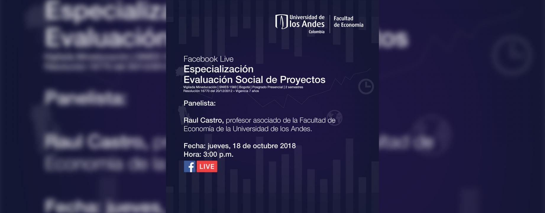 Facebook Live sesión informativa