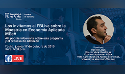 Imagen Facebook live maestría en economía aplicada