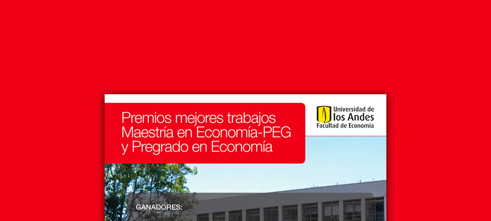 Premios mejores trabajos PEG y Pregrado
