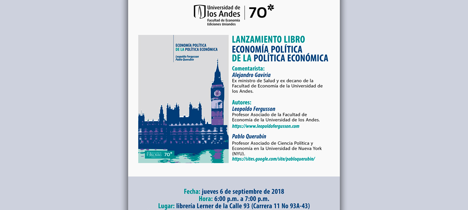 Lanzamiento libro Economía Política de la Política Económica