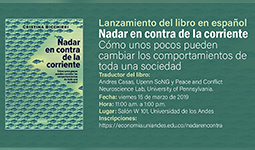 Imagen Lanzamiento del libro en español: Nadar en contra de la corriente