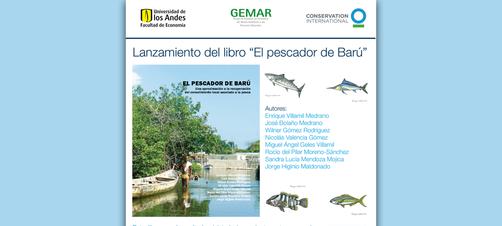 Lanzamiento del libro "El Pescador de Barú"