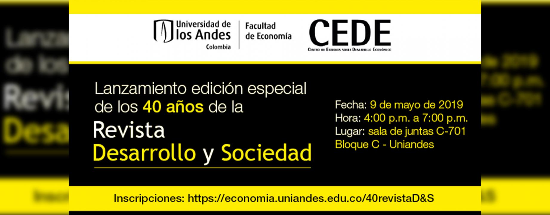 40 años Revista Desarrollo y Sociedad