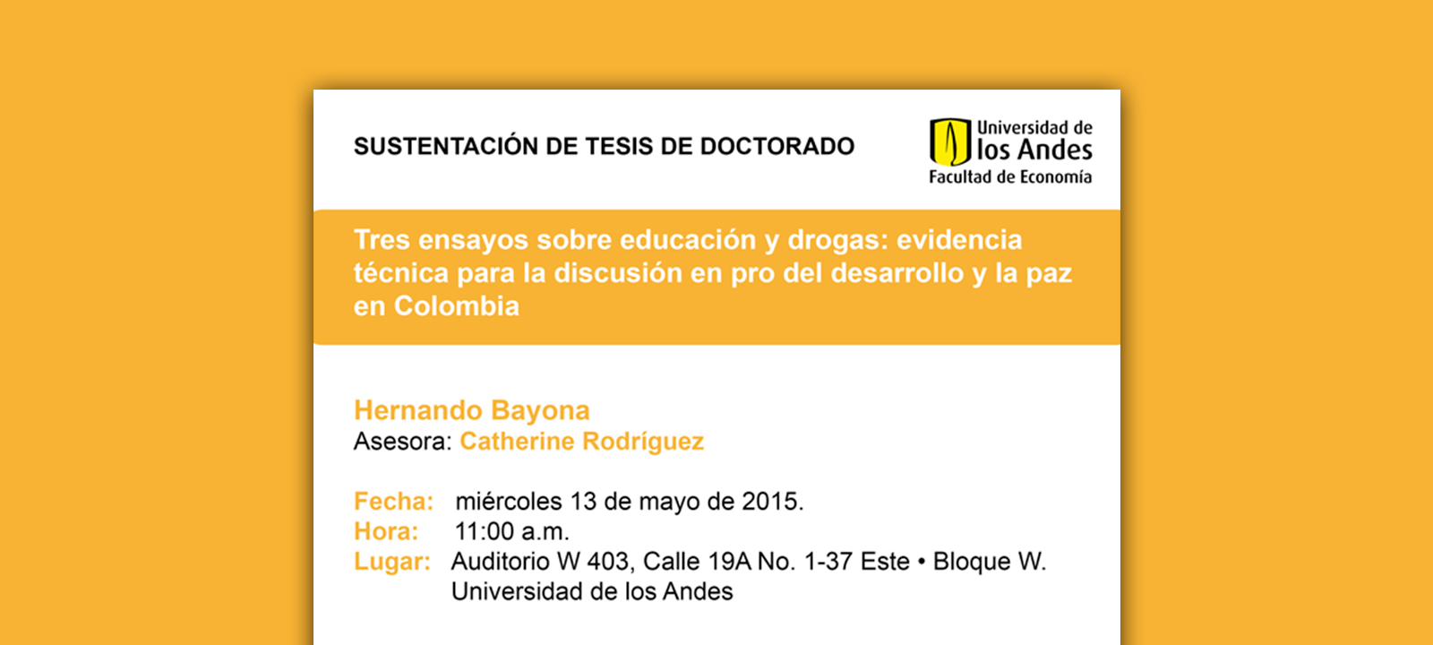 Sustentación Tesis de Doctorado