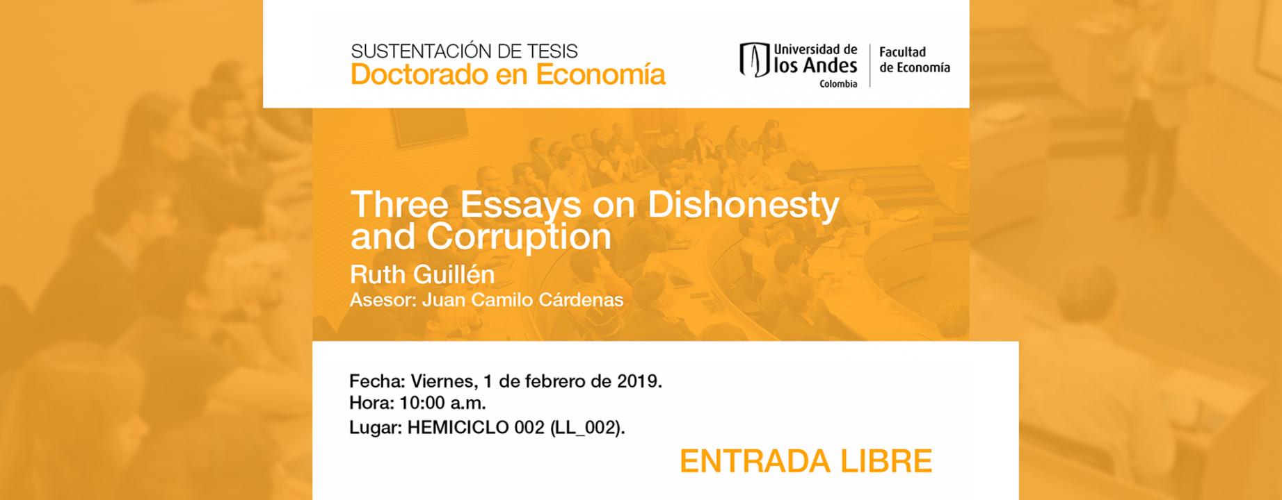 Sustentación tesis doctorado en economía