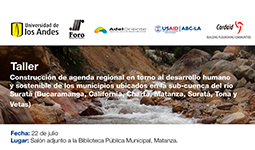 Imagen Invitación a taller para avanzar en la construcción de acuerdos regionales