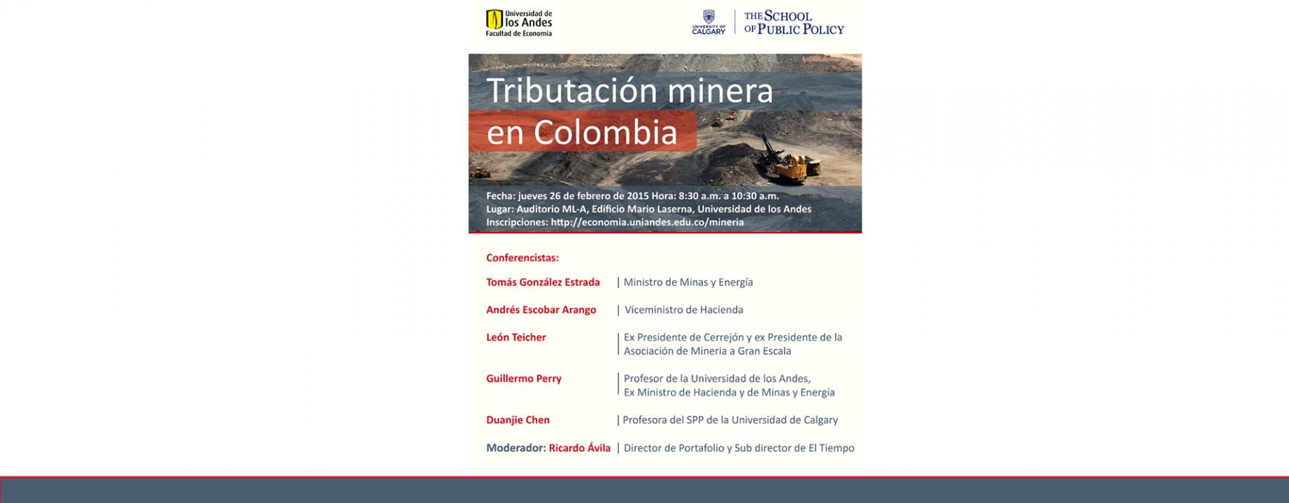 Tributación minera en Colombia