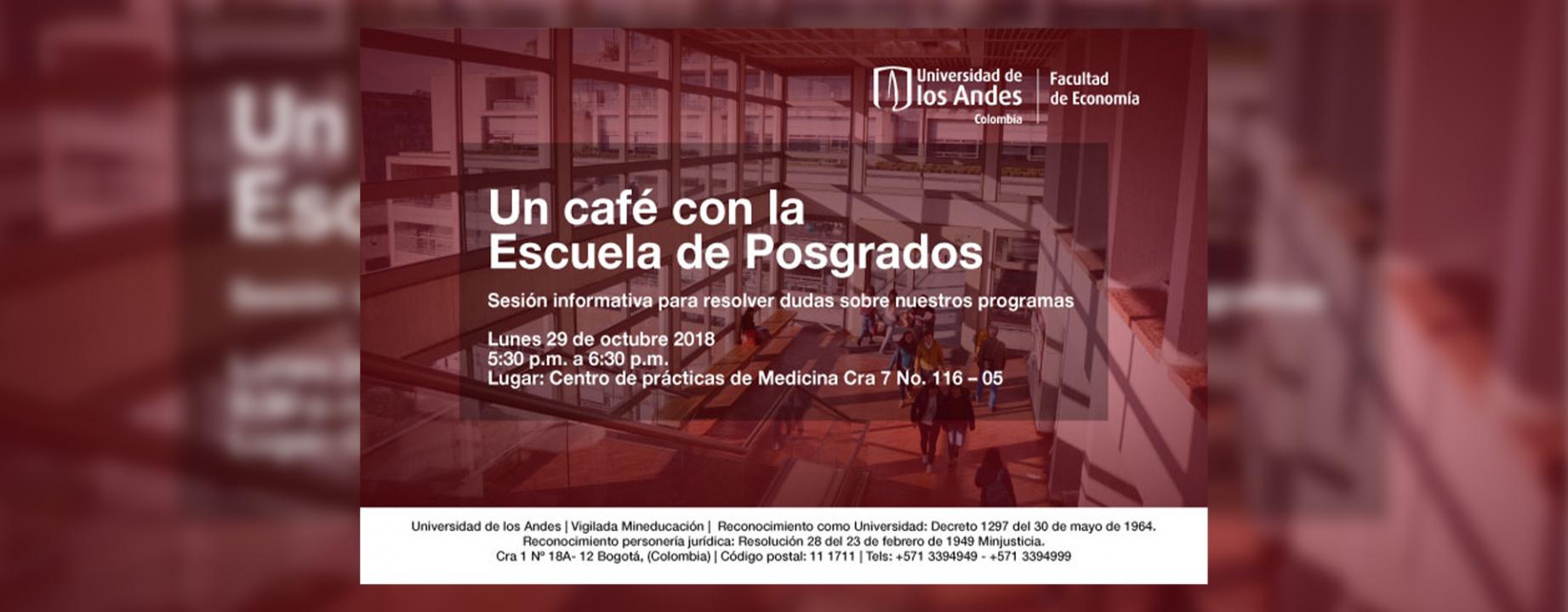 Un café con la Escuela de Posgrados