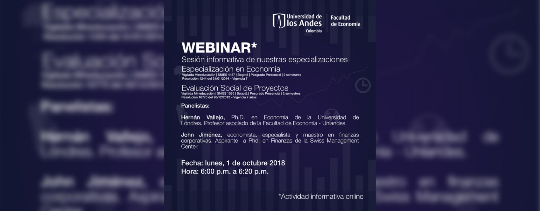 Webinar especializaciones