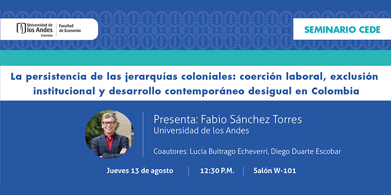 Imagen Seminario CEDE - Fabio Sánchez