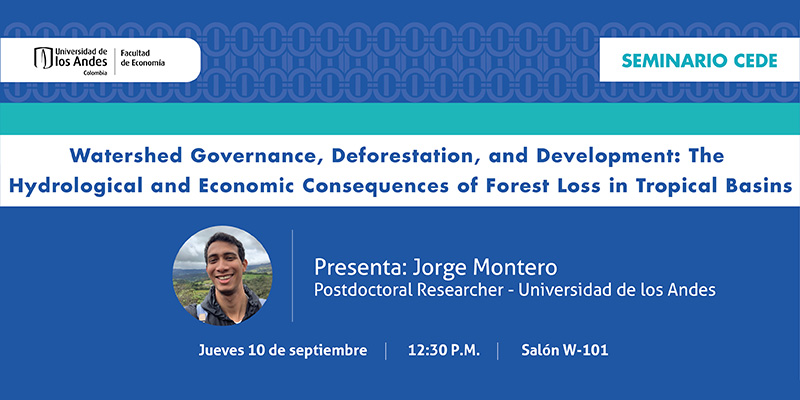 Imagen Seminario CEDE - Jorge Montero