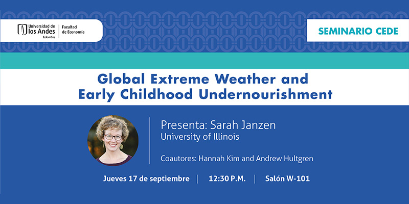 Imagen Seminario CEDE - Sarah Janzen