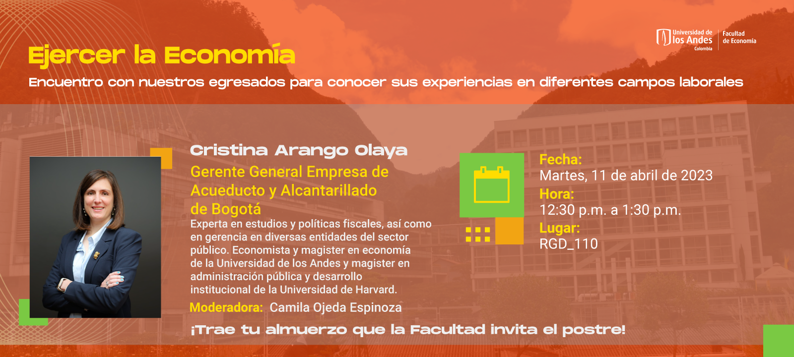 Ejercer la Economía | Invitada Cristina Arango Olaya