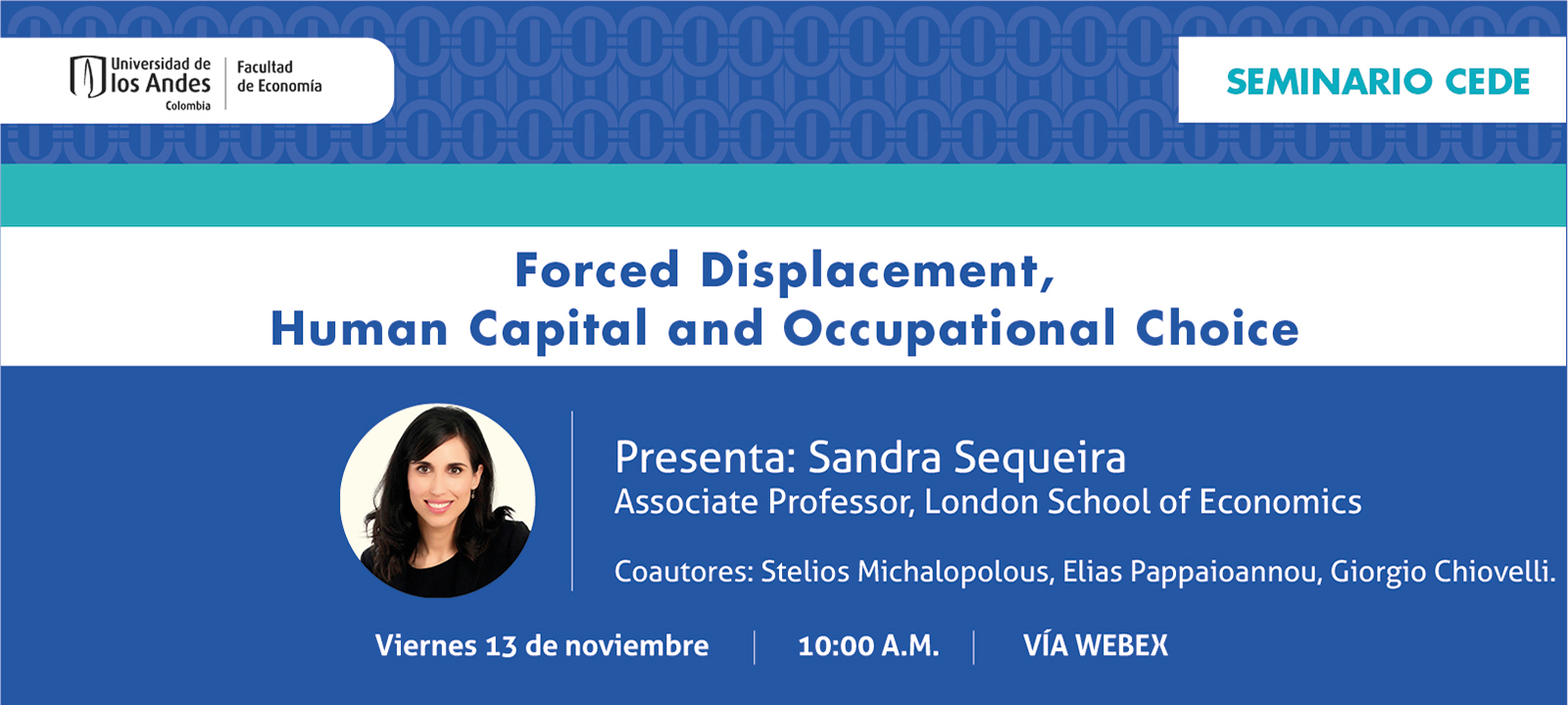 Seminario CEDE - Sandra Sequeira