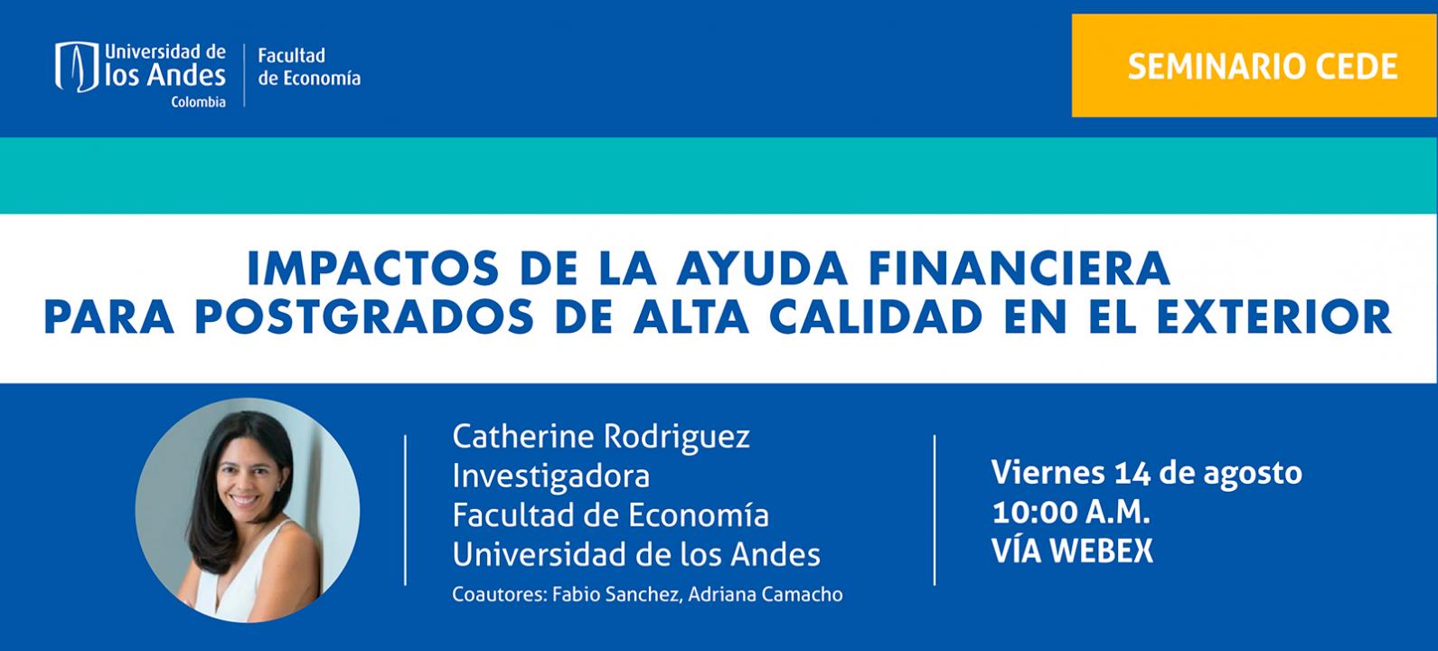 Seminario CEDE - Catherine Rodríguez