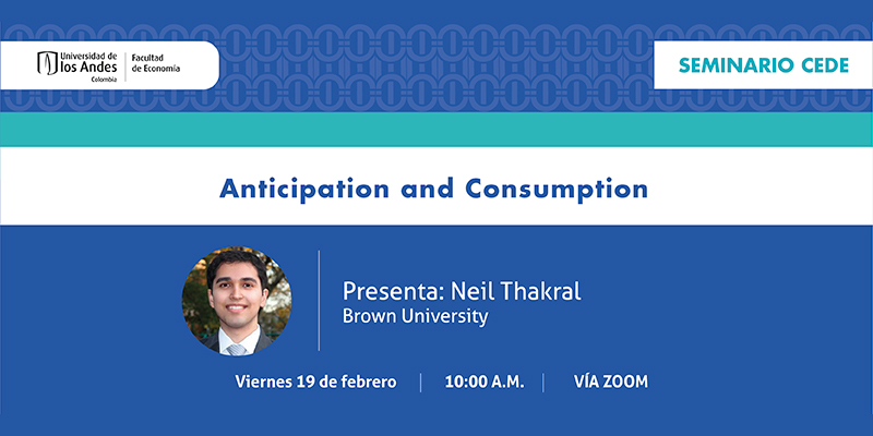 Imagen Seminario CEDE - Neil Thakral
