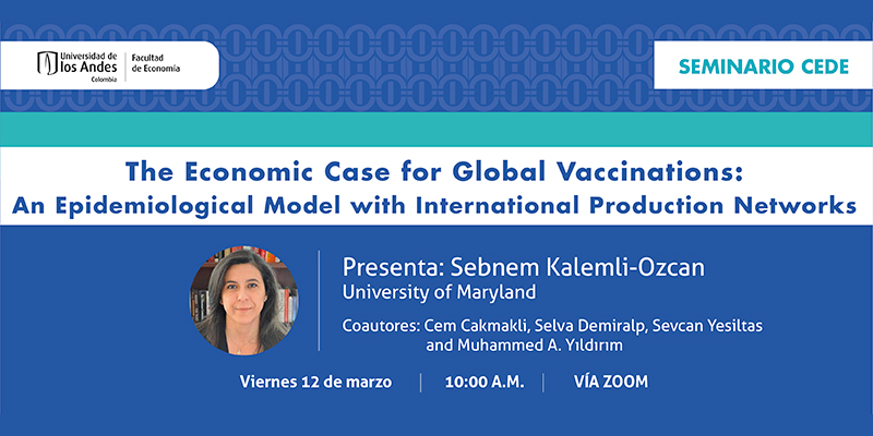 Imagen Seminario CEDE - Sebnem Kalemli-Ozcan