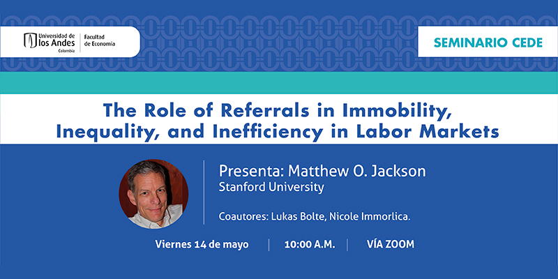Imagen Seminario CEDE - Matthew O. Jackson
