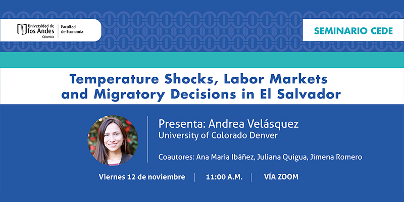 Imagen Seminario CEDE - Andrea Velásquez