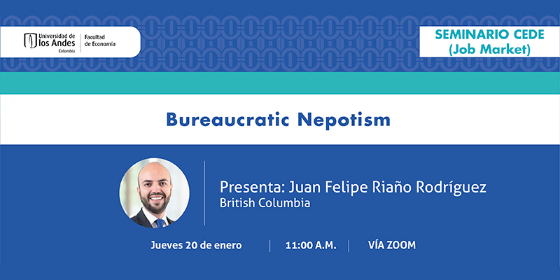 Imagen Seminario CEDE - Juan Felipe Riaño