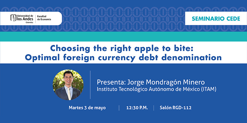 Imagen Seminario CEDE - Jorge Mondragón Minero