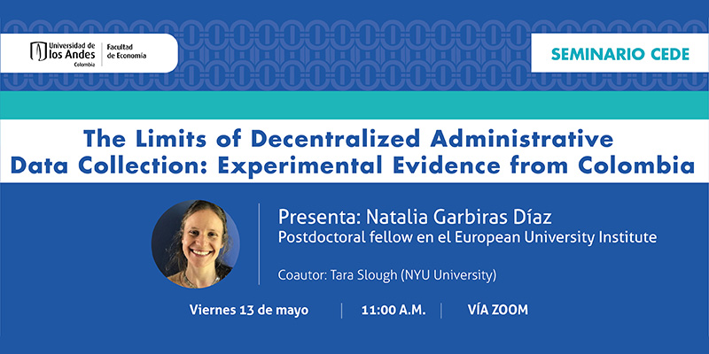 Imagen Seminario CEDE - Natalia Garbiras