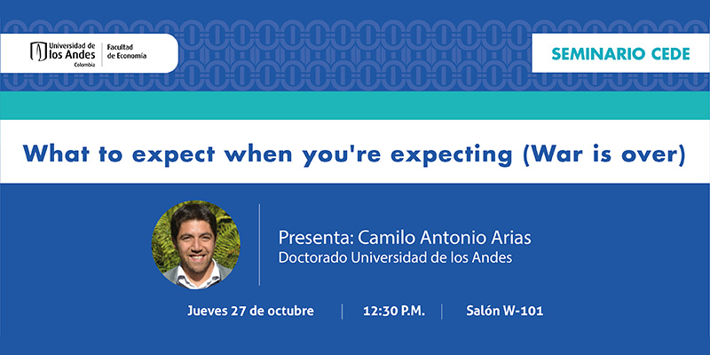 Imagen Seminario CEDE - Camilo Antonio Arias