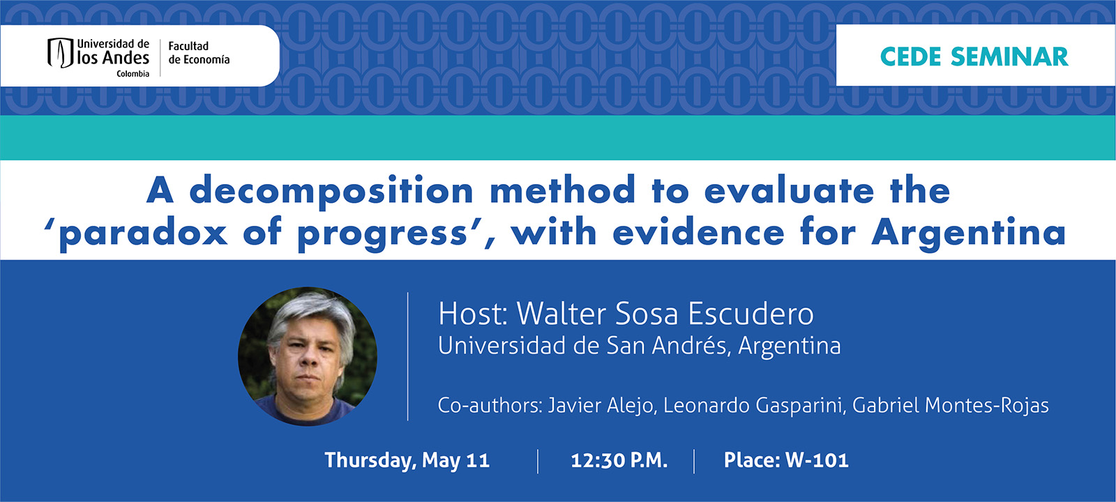 Seminario CEDE - Walter Sosa Escudero