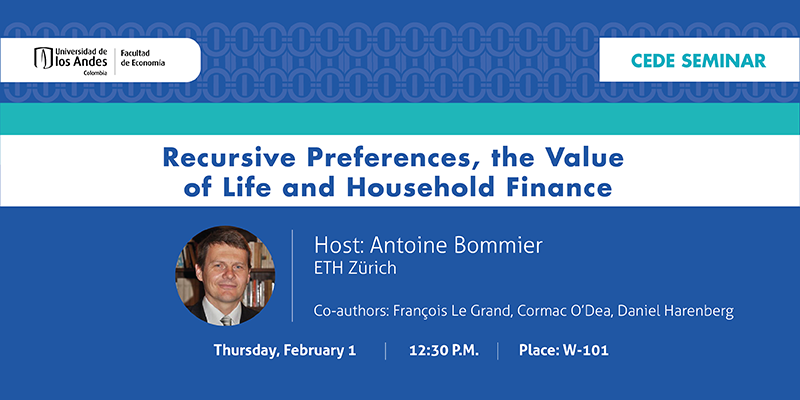 Imagen Seminario CEDE - Antoine Bommier