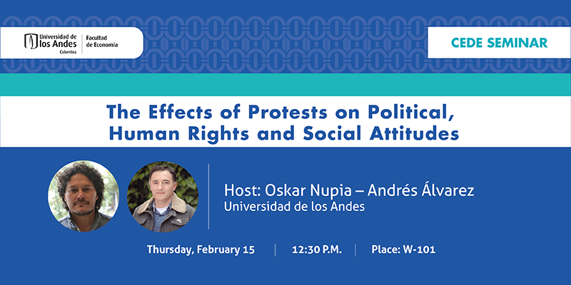 Imagen Seminario CEDE - Andrés Álvarez / Oskar Nupia
