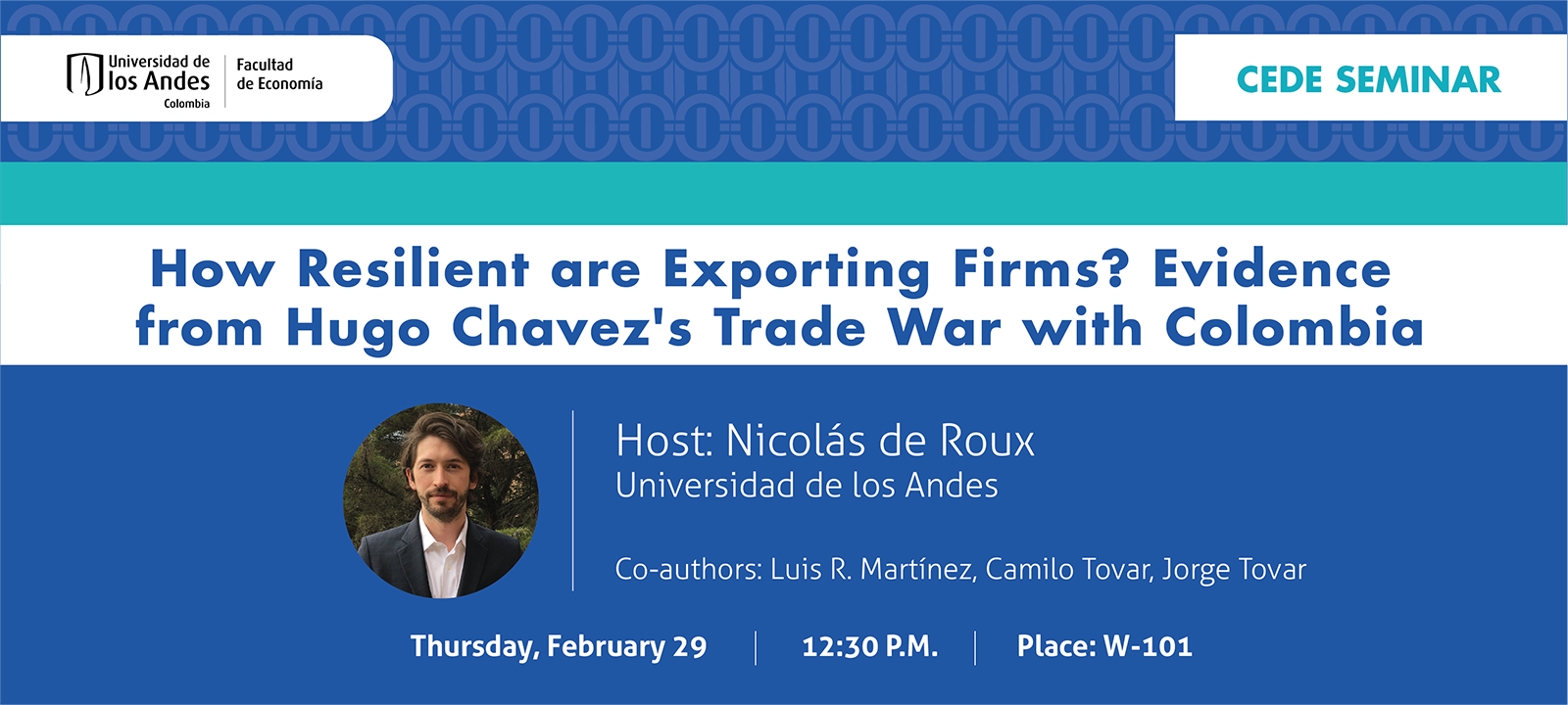 Seminario CEDE - Nicolás de Roux