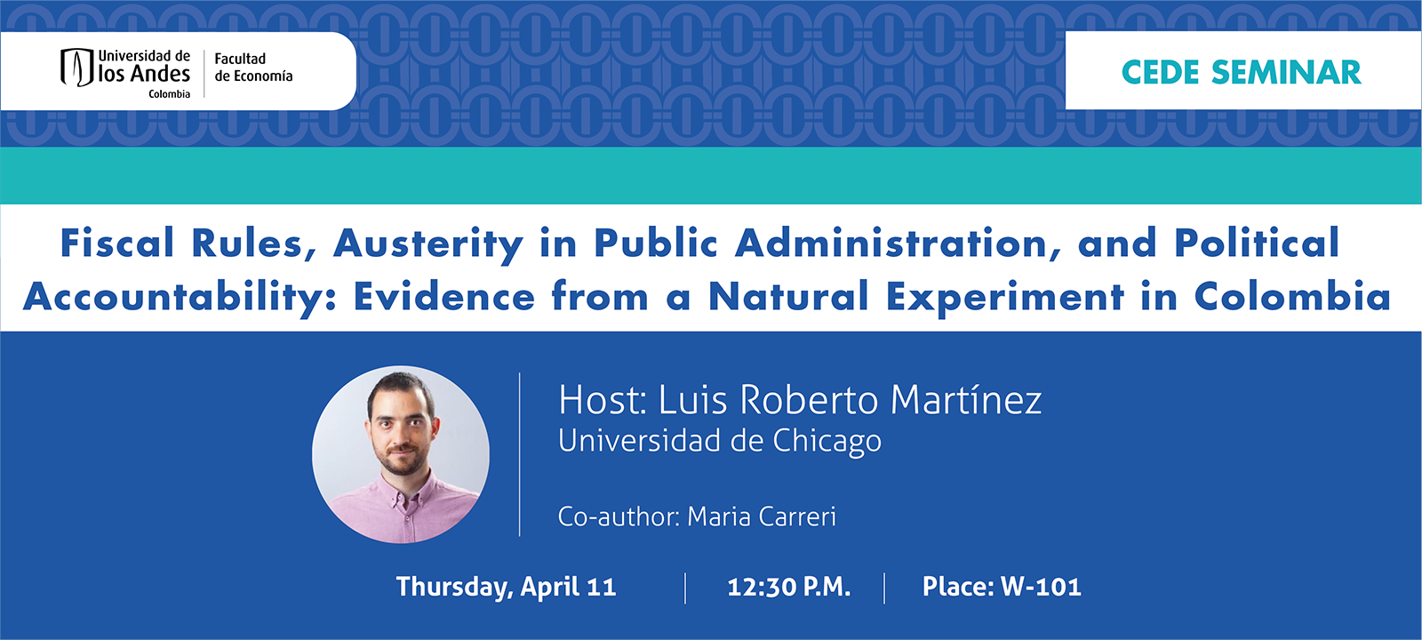 Seminario CEDE - Luis Roberto Martínez