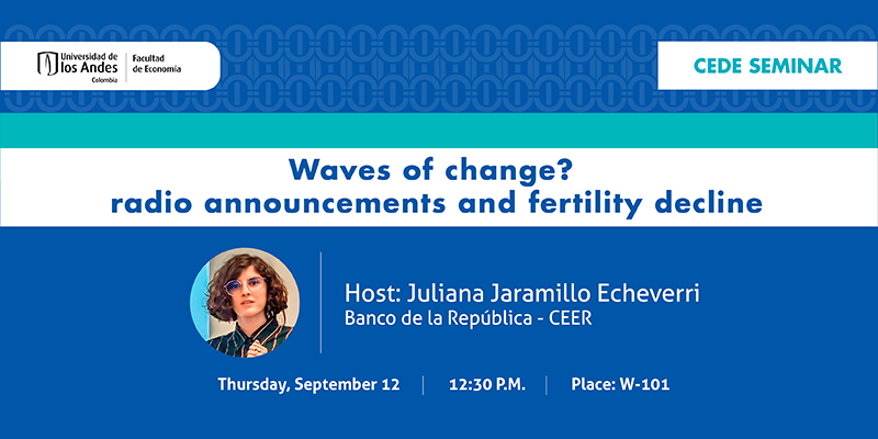 Imagen Seminario CEDE - Juliana Jaramillo Echeverri