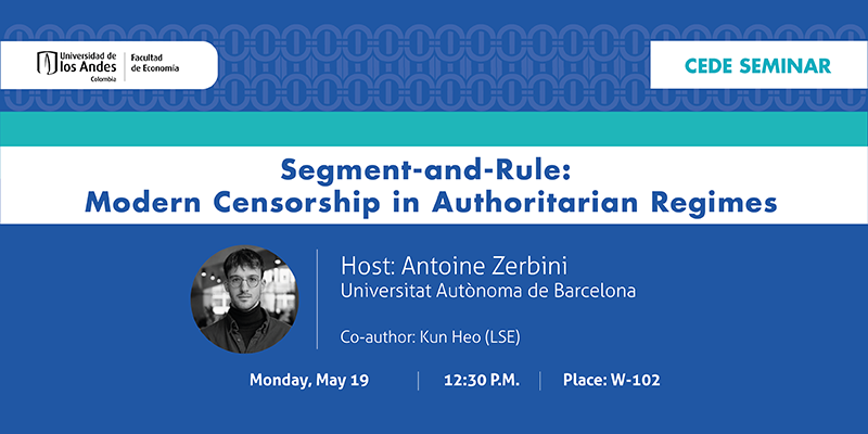 Imagen Seminario CEDE - Antoine Zerbini