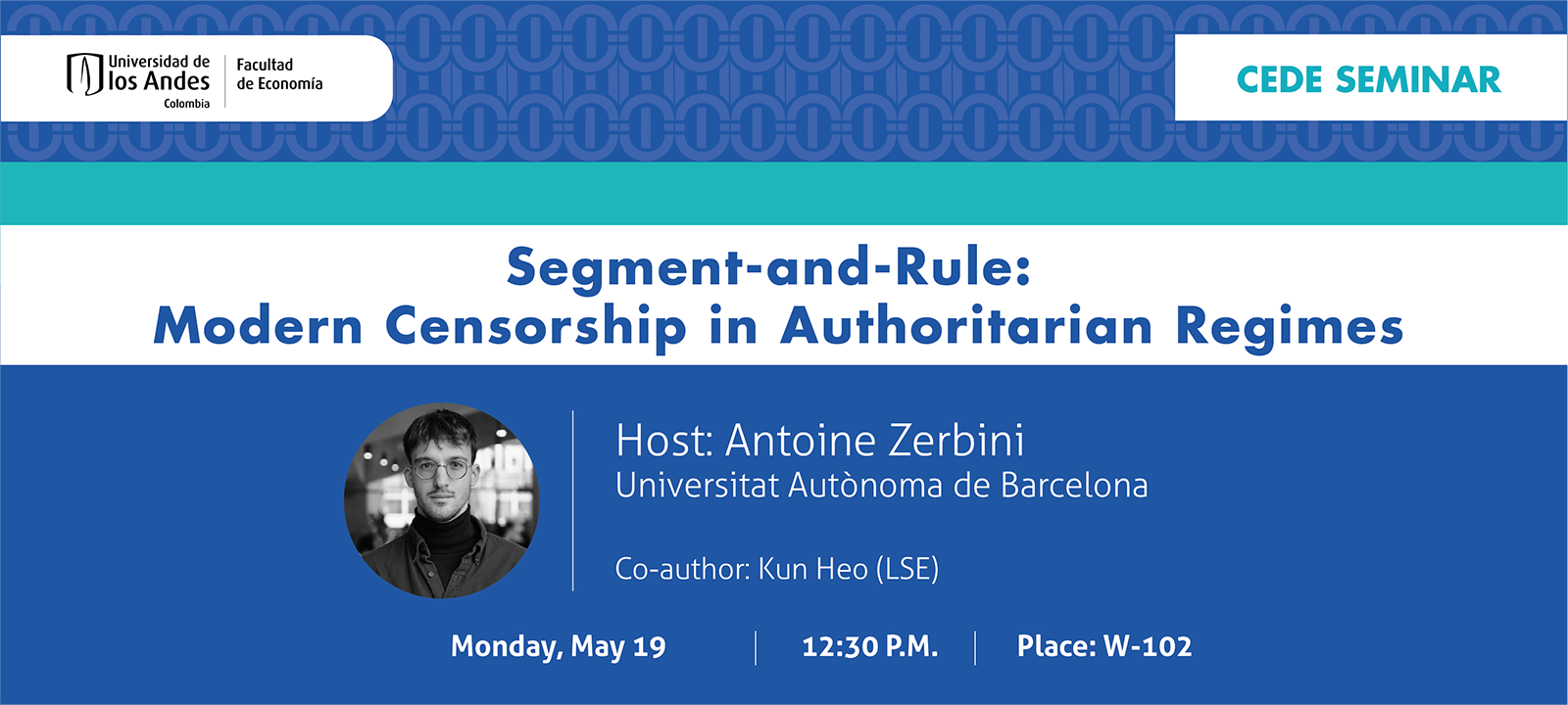 Seminario CEDE - Antoine Zerbini