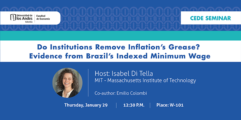 Imagen Seminario CEDE - Isabel Di Tella