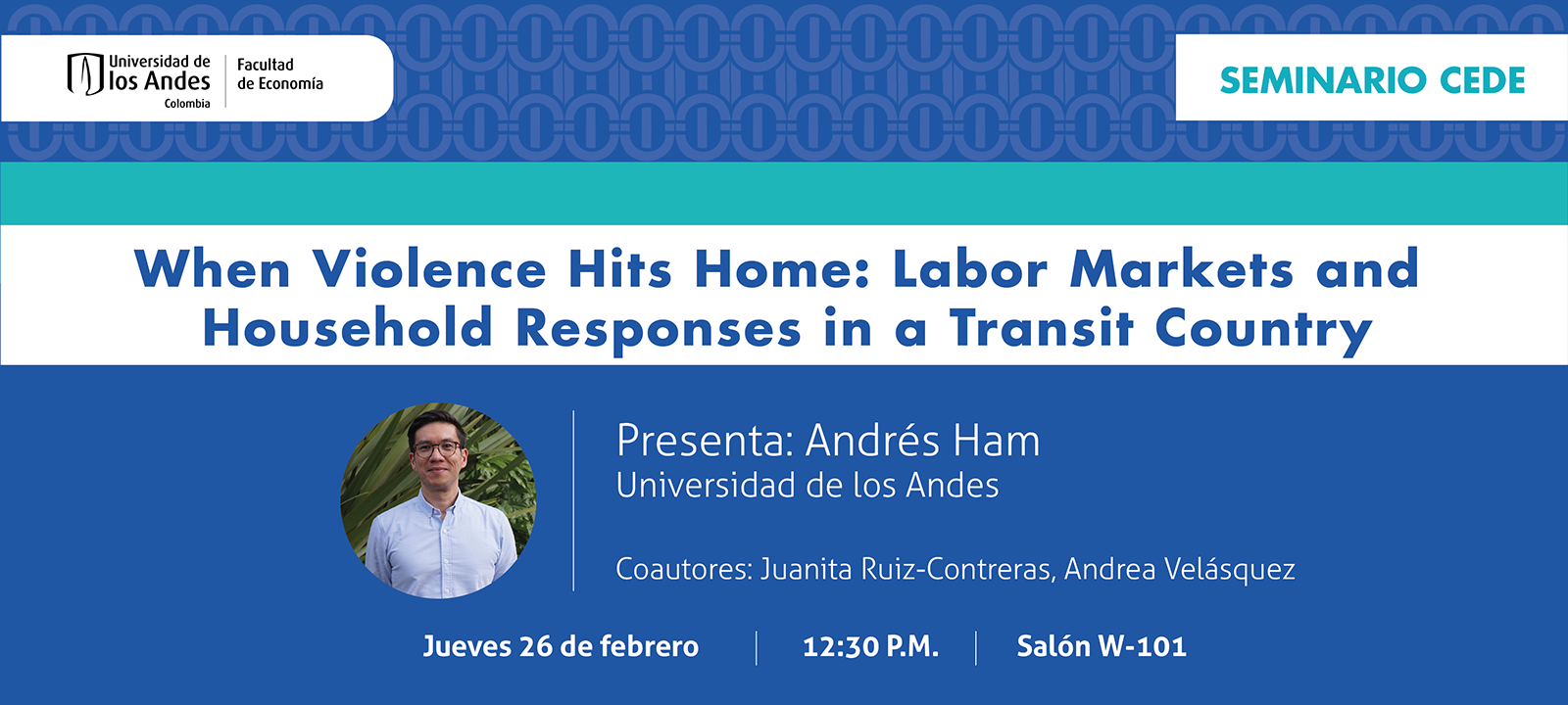 Imagen Seminario CEDE - Andrés Ham