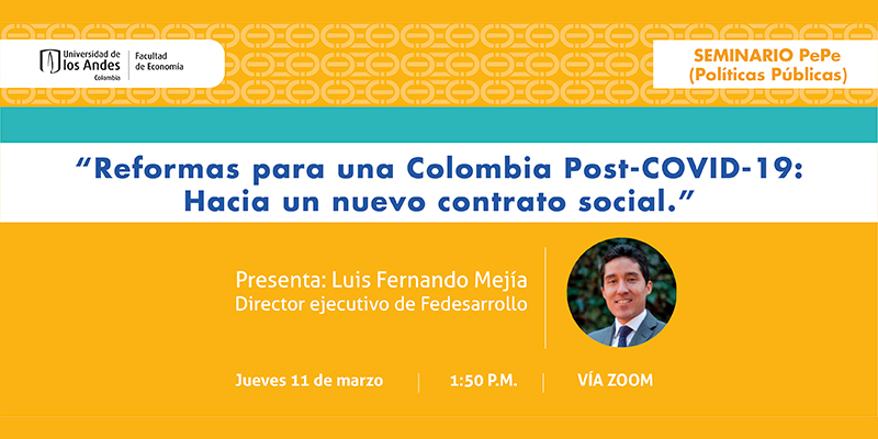 Imagen Seminario PePe (políticas públicas) - Luis Fernando Mejía