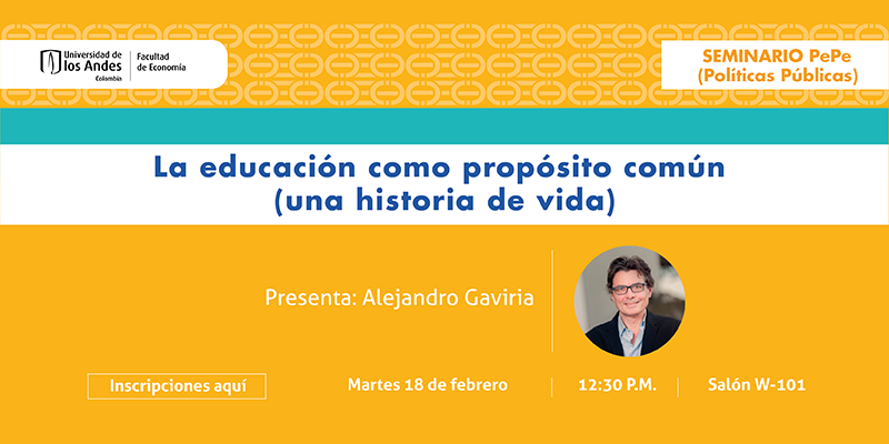 Imagen Seminario PePe - Alejandro Gaviria