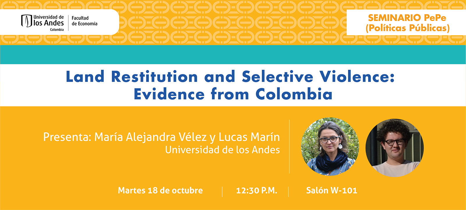 Seminario PePe (Políticas Públicas) - María Alejandra Vélez y Lucas Marín
