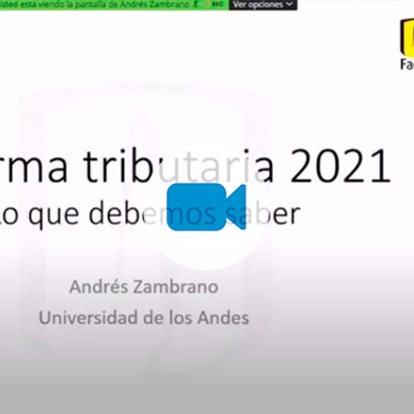 Webinar | Analicemos la Reforma Tributaria