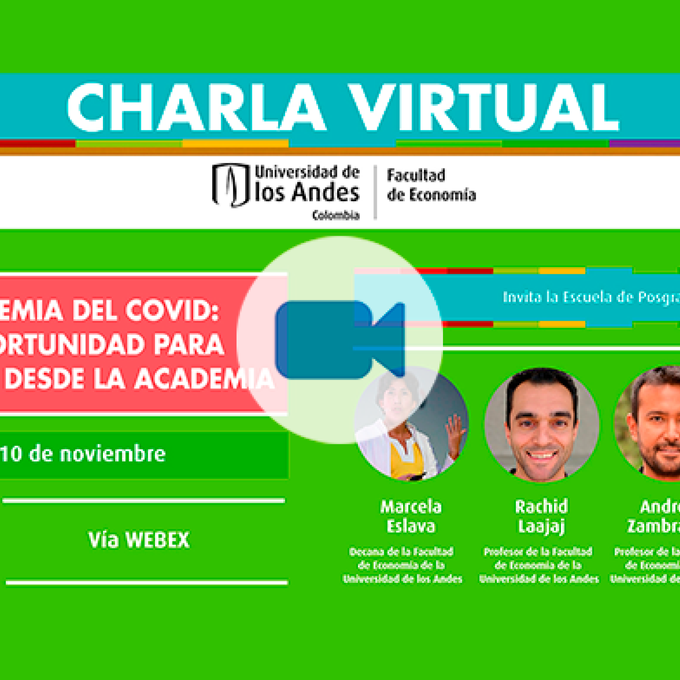 Charla virtual - La pandemia del Covid